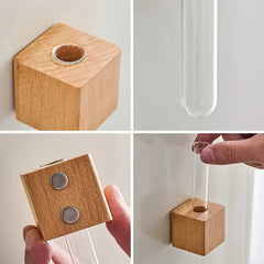 Test Tube Flower Vase Fridge Magnet