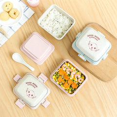 lunch box with spoon