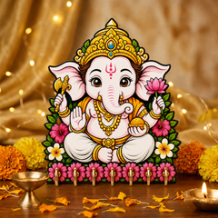 BalGanesh™ (White Edition) Blessings – Devotional Wall Organizer!