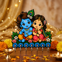 RadhaKrishna™ Blessings – Devotional Wall Organizer