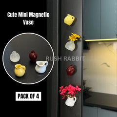 Cute Mini Flower Vase Fridge Magnets
