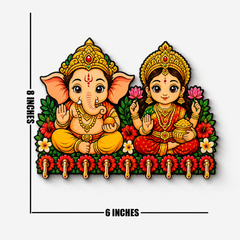 Laxmi Ganesh™ Blessings – Devotional Wall Organizer