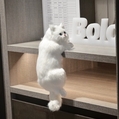 Realistic Plush Cat Figure