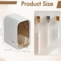 BrushGuard™ - Wall-Mounted Toothbrush Holder