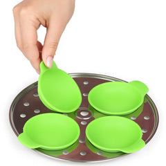 Reusable Silicone Idli Moulds (Set of 8) – Non-Stick BPA-Free Idli Maker Cups