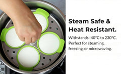 Reusable Silicone Idli Moulds (Set of 8) – Non-Stick BPA-Free Idli Maker Cups