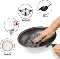 Stainless Steel Chain Scrubber (12.5 CM x 12.5 Cm)