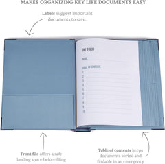 Premium Folio Document Organizer