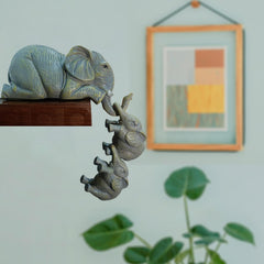 Mother & Baby Elephant Figurine