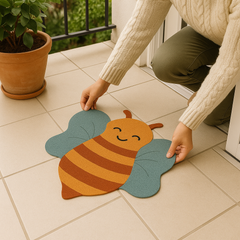Honey Bee Door Mat