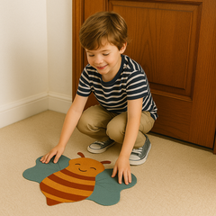 Honey Bee Door Mat