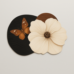 Butterfly Flower Mat