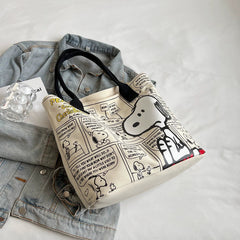 Vintage Snoopy Canvas Bag
