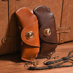 Retro Leather Sunglasses Case