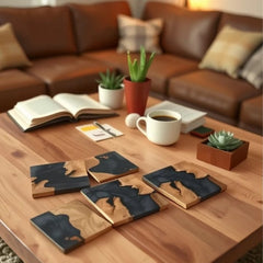 Elegant Wooden Coasters
