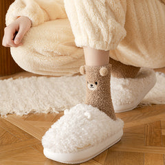 Decor Fuzzy Crew Socks(Pack of 2)