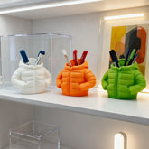 Puffer Jacket Pen Holder