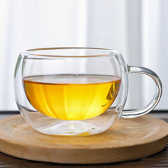 Double-Layer Glass Cup