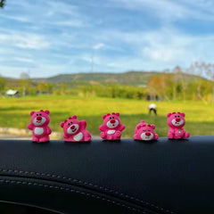 Cute Strawberry Bear Decor (Pack of 5)