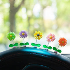 Dancing Flower Car Dashboard Decor (Pack of 5)