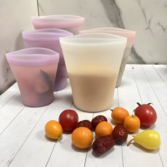 Silicone ZipLock Pouch(500 ML)