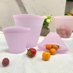 Silicone ZipLock Pouch(500 ML)