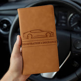 LeatherDocuPro - The Ultimate Car License & Registration Holder!