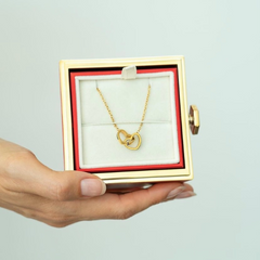 Engraved Necklace Rose Gift Box