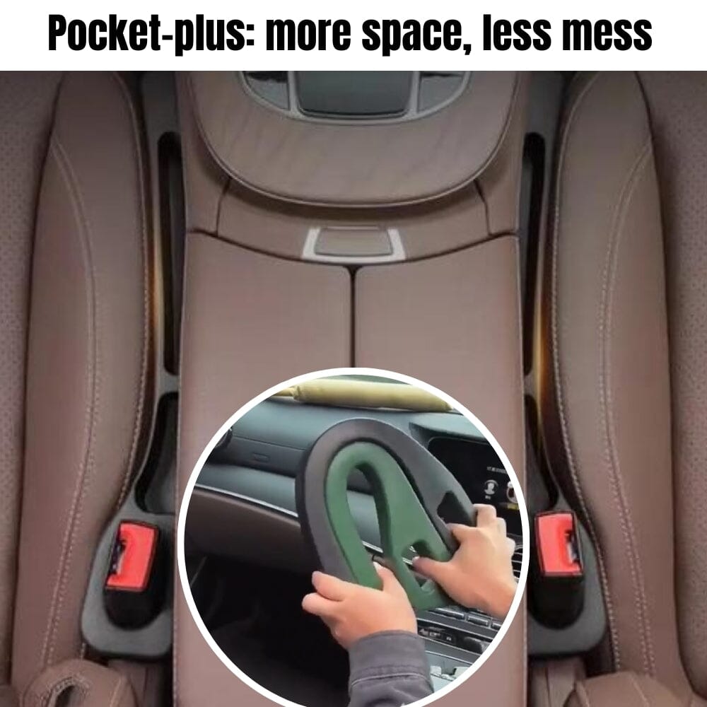 Car Seat Gap Stopper - No More Dropping Phones & Keys ( Buy 1 Get 1 FREE )