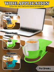 CupGrip Pro™ – Clip-On Desk Cup Holder