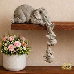 Mother & Baby Elephant Figurine