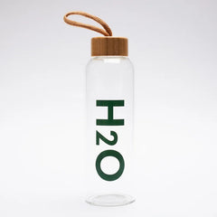 H2O Glass Water Bottle