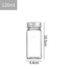 Glass Spice Jars + Labels Roll