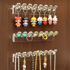Wall Mount Acrylic Jewellery Organizer Hook