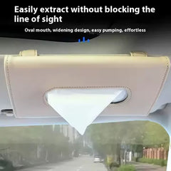 TissueNest™ - The Ultimate Leather Tissue Holder (Beige)