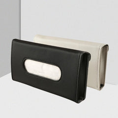TissueNest™ - The Ultimate Leather Tissue Holder (Beige)
