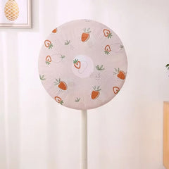 Microfiber Table Fan Safety Cover (Anti-Dust + Finger Protection) - Pack of 2