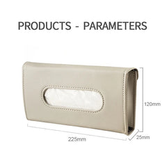 TissueNest™ - The Ultimate Leather Tissue Holder (Beige)