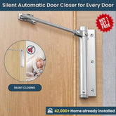 Premium Automatic Door Closer for Home & Office ( Buy 1 Get 1 FREE 🔥 New Year Offer )
