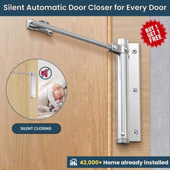Premium Automatic Door Closer for Home & Office ( Buy 1 Get 1 FREE 🔥 New Year Offer )