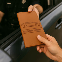 LeatherDocuPro - The Ultimate Car License & Registration Holder!