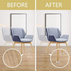 Silent Slider Caps™ – Glide Chairs. Guard Floors.