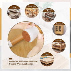 Silent Slider Caps™ – Glide Chairs. Guard Floors.