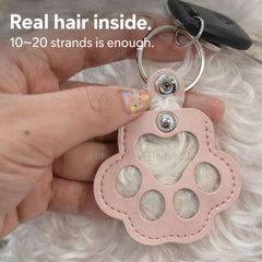 PawNest™ Memory Keychain - Stores Real Pet Hair | Pack of 2