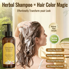 Japanese Long Lasting Natural Hair Dye Shampoo ( Buy 1 Get 1 Free )