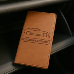 LeatherDocuPro - The Ultimate Car License & Registration Holder!