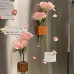 Test Tube Flower Vase Fridge Magnet