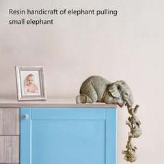 Mother & Baby Elephant Figurine