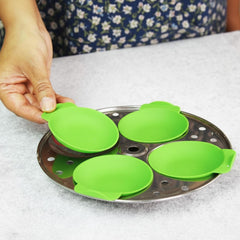 Reusable Silicone Idli Moulds (Set of 8) – Non-Stick BPA-Free Idli Maker Cups