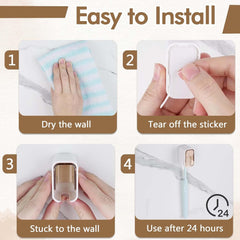 BrushGuard™ -  Wall-Mounted Toothbrush Holder